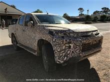 Spy Shots ： Mitsubishi Triton facelift - Dynamic Shield Face Ⅱ ・・・・ 