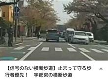 信号のない横断歩道に変化の兆し?(宇都宮) 信号のない横断歩道に変化の兆し?(宇都宮)