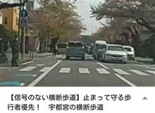 信号のない横断歩道に変化の兆し？（宇都宮）