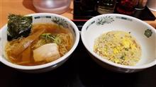 半ラーメン&半チャーハン@日高屋 半ラーメン&半チャーハン@日高屋