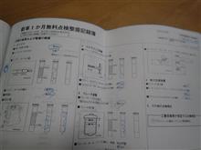 一ヶ月点検 一ヶ月点検