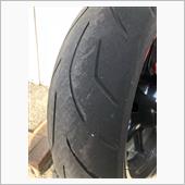 このタイヤを全部溝無くすぞ