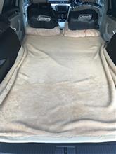 車内泊準備