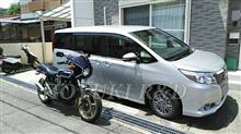 昭和の日に昭和の人間と昭和の単車で