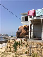今日は犬島で