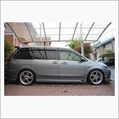 MPV 車高調交換前後の高さ ...