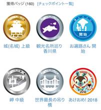 今回の旅行でのハイドラバッジ 今回の旅行でのハイドラバッジ