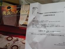 本日の懸賞当選品 本日の懸賞当選品