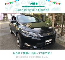 愛車と出会って1年! 愛車と出会って1年!