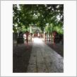 雨の鴻神社へ
