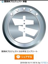 ハイドラ 関東峠プロジェクト 神様バッジゲット