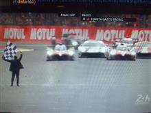 鳥肌がたちました　トヨタ1-2フィニッシュ