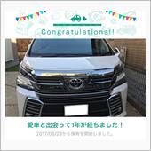 愛車と出会って1年！