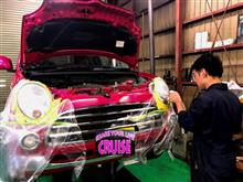 クルーズ ヘッドライトスチーマーで納車整備！