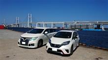 横浜の埠頭で撮影プチ