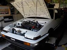 AE86 後期3ドア トレノGT-V セミレストア その15「エンジンルーム、外装、ブレーキ・クラッチフルード」