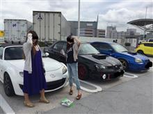 出航前の驚きの再会  