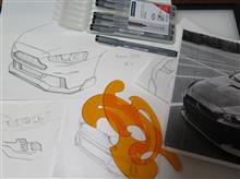 エボX自作バンパー、アストンタイプはボツにしました・・・ エボX自作バンパー、アストンタイプはボツにしました・・・