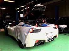 クルーズ フェラーリ４５８メンテナンス中！