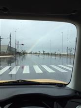 逆さ虹❓🌈