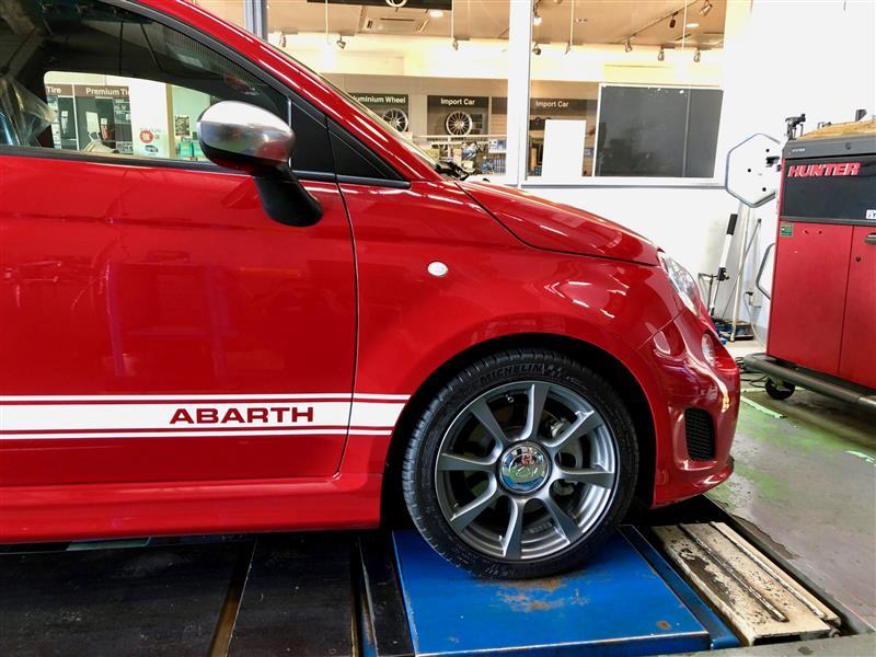 アバルト500には このくらいの車高がお似合い ビルシュタインb14 車高調装着 Cockpitのブログ Cockpit みんカラ