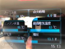 電圧計の表示その後の経過