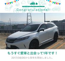 愛車と出会って1年! 愛車と出会って1年!