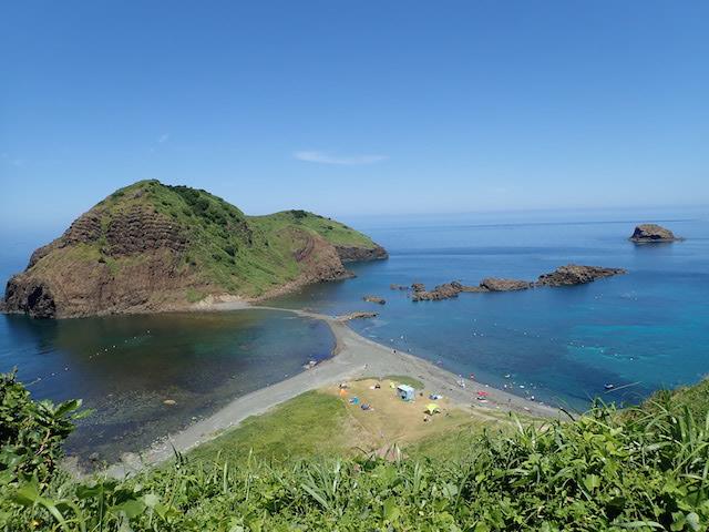 18 7 佐渡島 ４日目 二ツ亀海水浴場 Bicicletaのブログ 親ばかパパの子育て日記 みんカラ