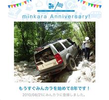 祝・みんカラ歴8年! 祝・みんカラ歴8年!