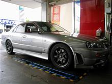 R34スカイラインにブーコン装着。