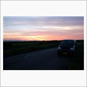 晩夏の夕涼み　Honda Z