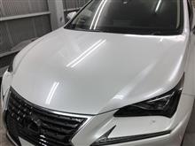 お客様の声をいただきました。　レクサスＮＸ　ガラスコーティング　愛知県豊田市　倉地塗装　KRC