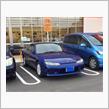 今日の車（青のＳ１５シルビア）