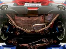 新型スイフトスポーツ、マフラー交換は定番カスタムですね。