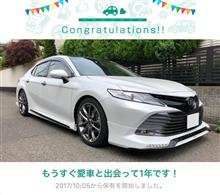 愛車と出会って1年！