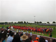 運動会が雨のため途中で中止になったよ
