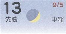月暦　１０月１３日（土）