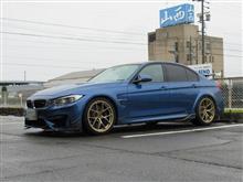 メンテナンスは大事...BMW F80 M3　エンジンオイル交換　ワコーズ4CT-S 