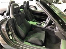 頭の上のクリアランス確保で、RECARO SR-7装着！