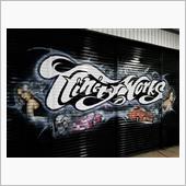 シャッターにAIRbrush ...
