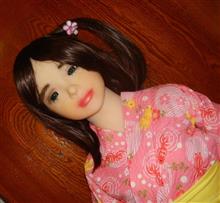 季節はずれ　浴衣のようなものをつくった