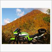 紅葉ピークの小谷温泉へ