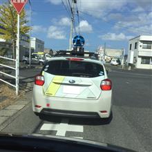 グーグルカーに遭遇！