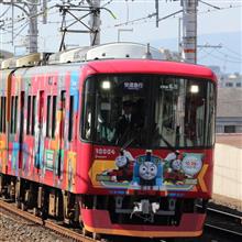 トーマス号　ラストランで本線を走る