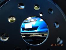[エクシーガtS] DIXCEL FCR逆ベンチローター＋Ks SPEED 3Dラウンドスリット