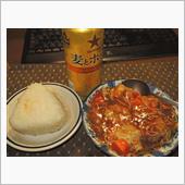 昨夜＾＾　カニ餡掛け焼売♪