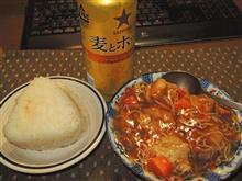 昨夜＾＾　カニ餡掛け焼売♪