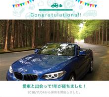 愛車と出会って2年！