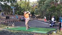 ジュニア競技直前ラウンドと秋景色 ジュニア競技直前ラウンドと秋景色