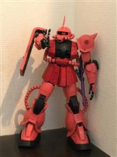 パーフェクトシャア専用ザクと紅葉コラボ パーフェクトシャア専用ザクと紅葉コラボ